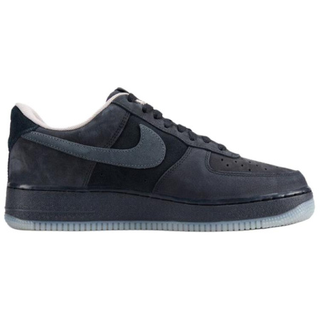 Nike Air Force 1 Кожа Дышащий Амортизация Скейтбординг Мужские Черные