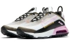Nike Air MAX 2090 Амортизация Низкие Кроссовки для Беговых Занятий Детские Черные Белые Розовые