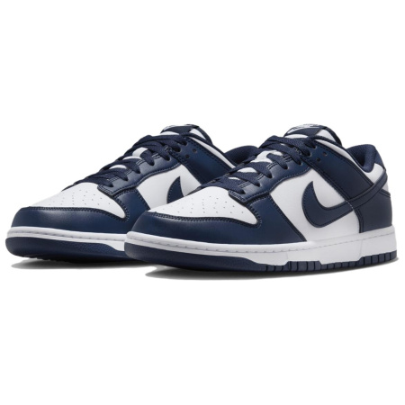 Nike Dunk Slip-Resistant Abrasion-Resistant Low-Top Скейтборд Кроссовки Унисекс Белый Синий