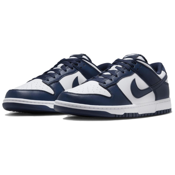 Nike Dunk Slip-Resistant Abrasion-Resistant Low-Top Скейтборд Кроссовки Унисекс Белый Синий