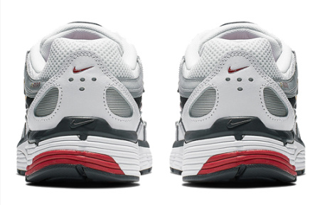 Nike P 6000 Устойчивые к истиранию Низкие повседневные городские кроссовки для бега Женские Белые Красные