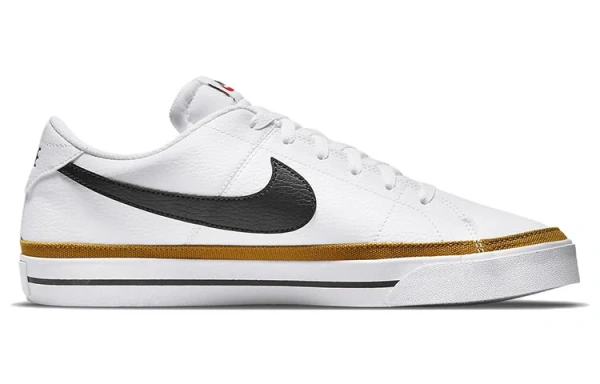 Nike Court Legacy Кожа Удобные Противоскользящие Устойчивые к Износу Легкие Низкие Кроссовки для Скейтбординга Мужские