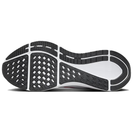 Nike Zoom Structure 25 Ткань Устойчивая к истиранию Дышащая Низкий Верх Беговые кроссовки Мужские Белый Серый Черный
