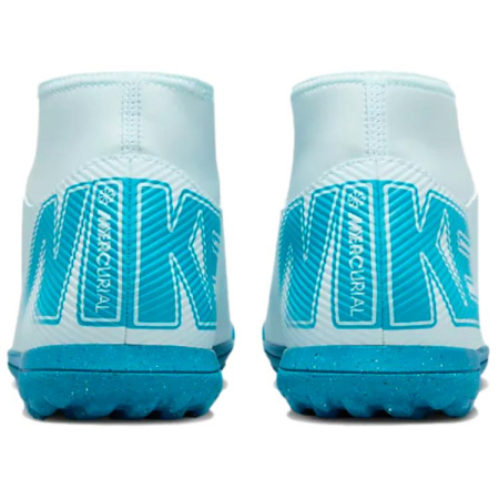 Nike Mercurial Superfly 10 Искусственный шип противоскользящие устойчивые к истиранию футбольные бутсы мужской синий