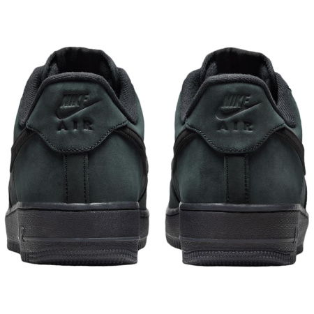 Nike Air Force 1 Кожа Дышащие Низкие Кроссовки для Скейтбординга Мужские Черные