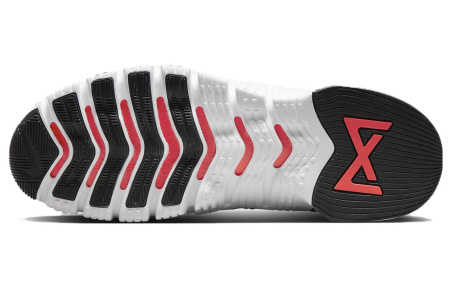 Nike Free Metcon 5 Сетка Амортизация Противоскользящие Низкие Кроссовки для тренировок Мужские Белые Красные