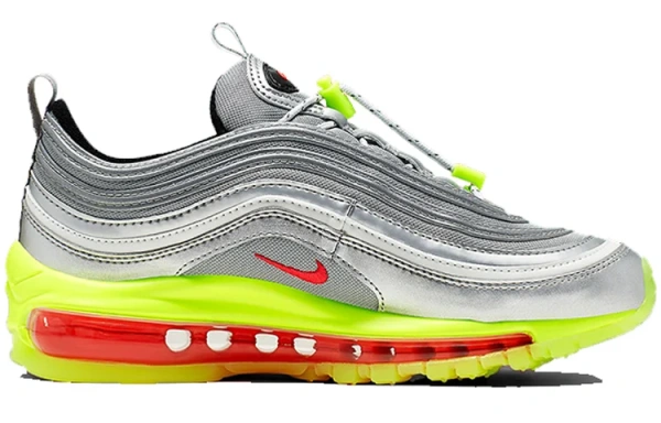Nike Air Max 97 Low Топ Детская Беговая Обувь Серебряный Подростки