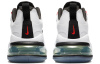 Nike Air Max 270 Винтаж Ткань Низкие Кроссовки с воздушной подушкой для бега Повседневные Женские Белые Черные Красные
