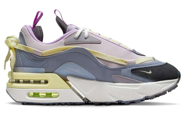 Nike Air Max Furyosal Спортивный ретро стиль текстиль синтетическая кожа низкий верх повседневный воздух