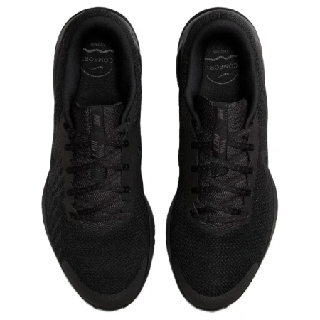 Nike RUN DEFY Комфортный Дышащий Низкий Топ Повседневные Беговые Кроссовки Мужские Черные