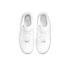 Nike Air Force 1 'Triple White' Кожа Устойчивая к истиранию Низкие Кроссовки для скейтбординга Женские Чисто белые