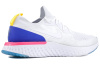 Nike Epic React Flyknit 1 Удобные противоскользящие легкие низкие повседневные беговые кроссовки Мужские Белый Синий