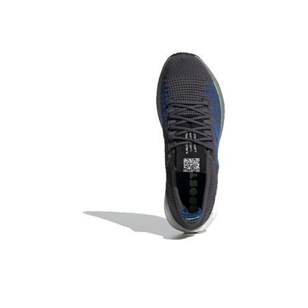 Adidas PulseBOOST Ткань Дышащий Низкий Топ Беговые кроссовки Мужские Серые