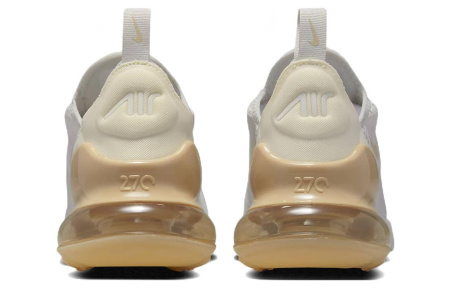 Nike Air Max 270 Low Топ Повседневная Обувь Женская Бежевая