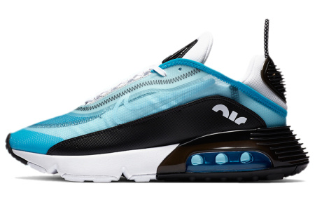 Nike Air Max 2090 Винтаж Низкие Повседневные Беговые Кроссовки Мужские Белые Синие