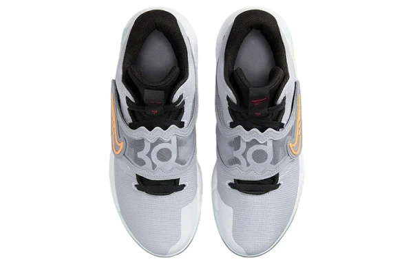 Nike KD Trey 5 X Low Топ Баскетбольные кроссовки для игры Мужской Серый Зеленый Азиатская версия