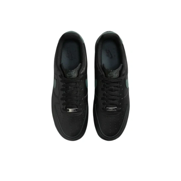 Nike Air Force 1 Slip-Resistant Abrasion-Resistant Low-Top Скейтборд Кроссовки Унисекс Черные