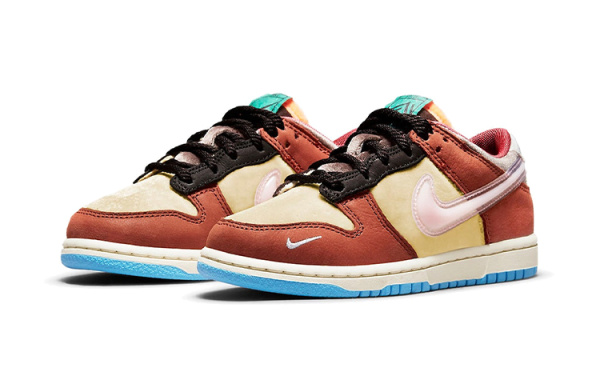 Social Status X Nike Dunk противоскользящие амортизация устойчивые к истиранию низкий верх детские скейтбординги