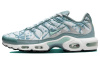 Nike Air Max Plus Сетка TPU Кожа Низкий Верх Повседневная Обувь Мужская Синий Белый