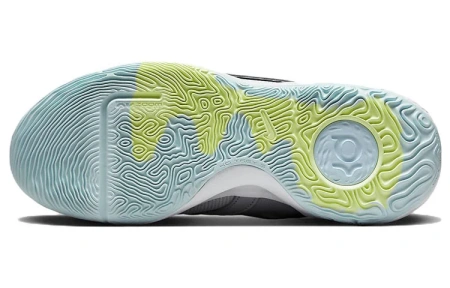 Nike KD Trey 5 X Low Топ Баскетбольные кроссовки для игры Мужской Серый Зеленый Азиатская версия
