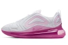 Nike Air Max 720 Белый Розовый Высота посадки Лазерный Фуксия Амортизация Баланс Низкий Топ