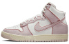 Nike Dunk High 1985 Розовый Деним Винтаж Высокие Кроссовки для скейтбординга Унисекс Белый Розовый