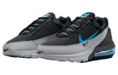 Nike Air Max Impulse Устойчивый к истиранию Низкий Топ Повседневная Обувь Мужская Черный Серый Синий