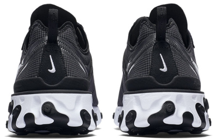 Nike React Element 55 Low Кроссовки для бега Унисекс Серый Серебряный