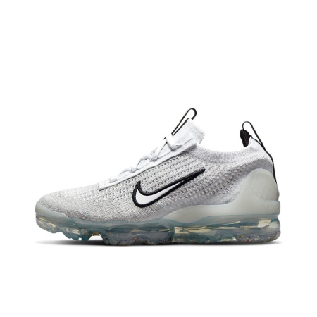 Nike Air Vapormax Ткань Низкие Кроссовки для Бега и Марафонов Женские Серый Белый