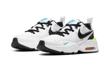 Nike Air Max Fusion Амортизация Устойчивость к истиранию Дышащие Низкие Беговые кроссовки Белый Черный Зеленый