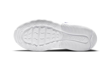 Nike Air Max Bolt Амортизация Устойчивость к истиранию Дышащие Низкие Кеды для Детей Лайфстайл Белый Синий Зеленый