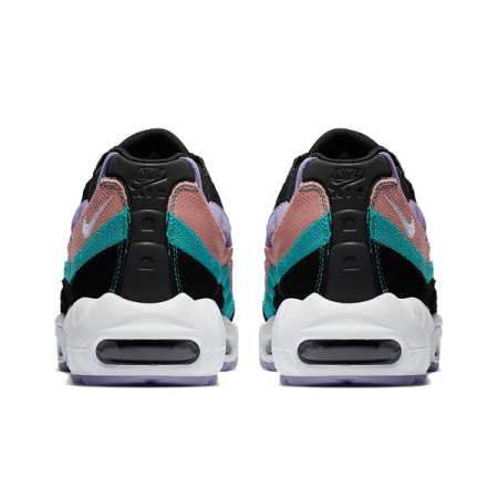 Nike Air Max 95 Сетка Легкий Низкий Топ Воздушная Подушка Повседневные Беговые Кроссовки Мужские Черные