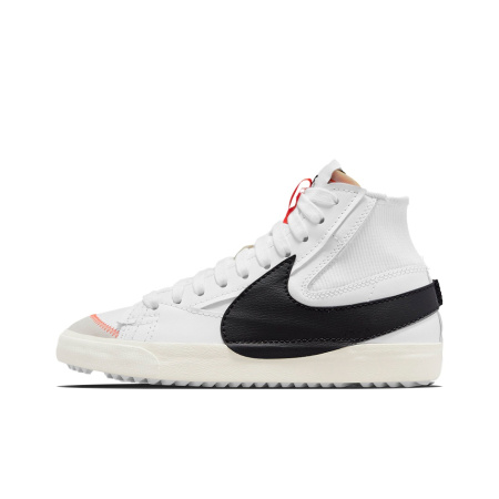 Nike Blazer 77 JUMBO MID Топ Скейтборд Кроссовки Женские Белый Черный