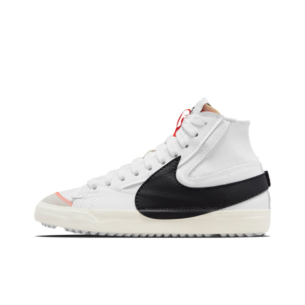 Nike Blazer 77 JUMBO MID Топ Скейтборд Кроссовки Женские Белый Черный