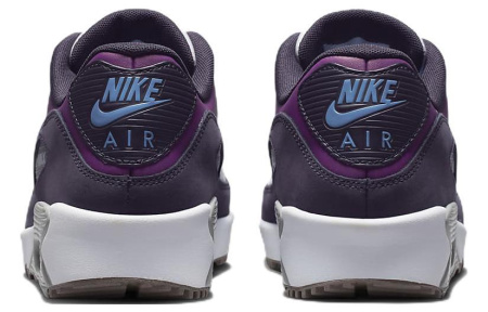 Nike Air MAX 90 г NRG Classic Vintage Low Топ Повседневная обувь Унисекс Фиолетовый Серый Черный