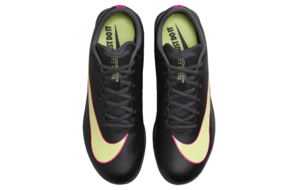 Nike противоскользящие низкие топы с карбоновыми пластинами повседневные беговые кроссовки унисекс черные и желтые