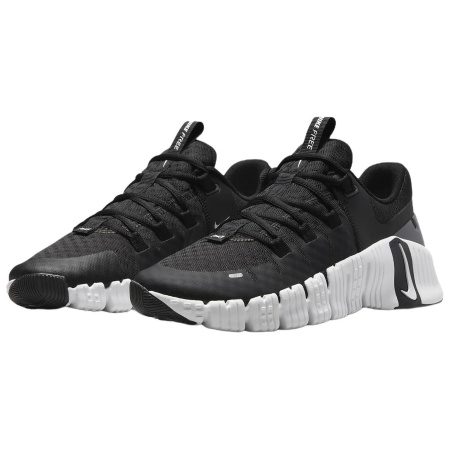 Nike Free Metcon 5 Универсальная низкая тренировка Кроссовки Женские Черный Белый
