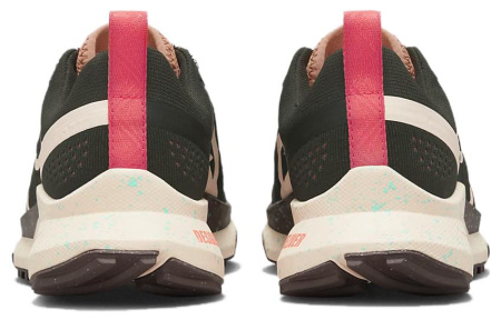 Nike Pegasus Trail 4 Дышащая Поддержка Низкий Верх Беговые Кроссовки Женские Коричневый Зеленый