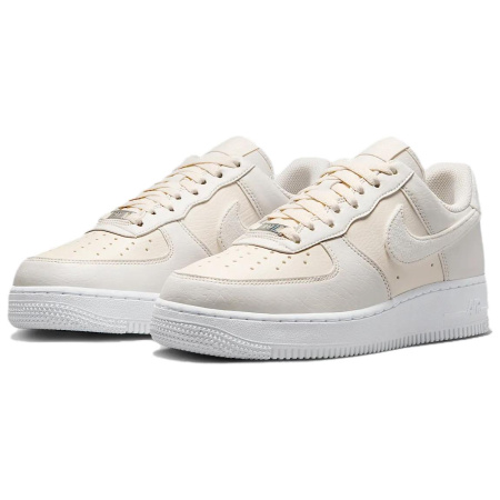 Nike Air Force 1 Slip-Resistant Abrasion-Resistant Low-Top Скейтборд Кроссовки Женские Айвори