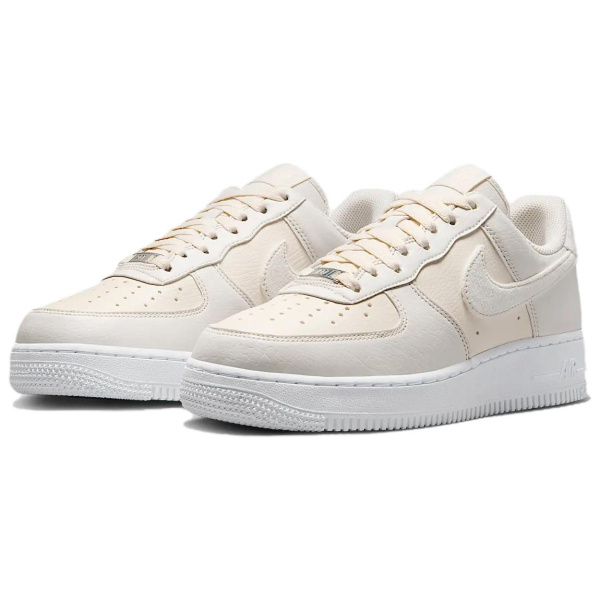 Nike Air Force 1 Slip-Resistant Abrasion-Resistant Low-Top Скейтборд Кроссовки Женские Айвори