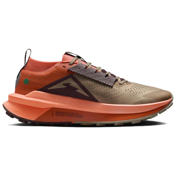 Nike Zegama 2 Low Top Trail Беговые кроссовки Мужские Оранжевые Коричневые
