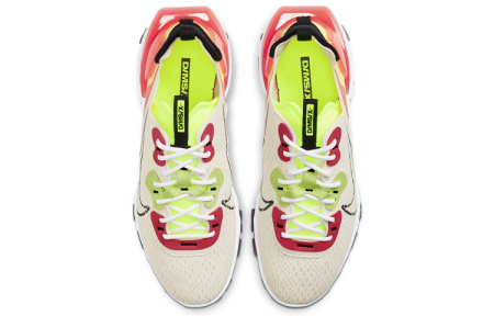 Nike React Vision Сетка Амортизация Противоскользящие Легкие Низкие Повседневные Беговые Кроссовки Женские
