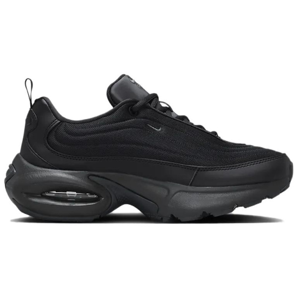 Nike Air Max Portal Удобная Амортизация Устойчивая к истиранию Дышащая Низкий Верх Повседневная Обувь Женская Черная