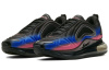 Nike Air Max 720 Low Топ Воздушная Подушка Марафон Беговые кроссовки Унисекс Красный Синий Градиент