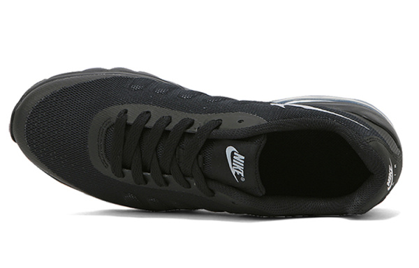 Nike Air Max Invigor Устойчивые к истиранию Низкие детские беговые кроссовки Черные