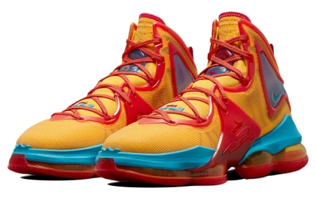 Nike Lebron 19 High Топ Баскетбольные кроссовки Унисекс Blue