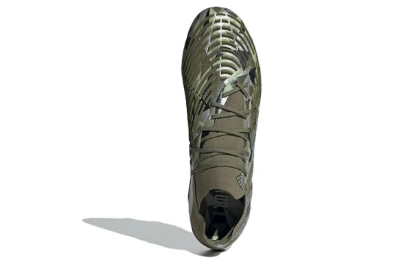 Adidas PREDATOR EDGE FG Твердое покрытие естественная трава ткань амортизация противоскользящий устойчивый к истиранию