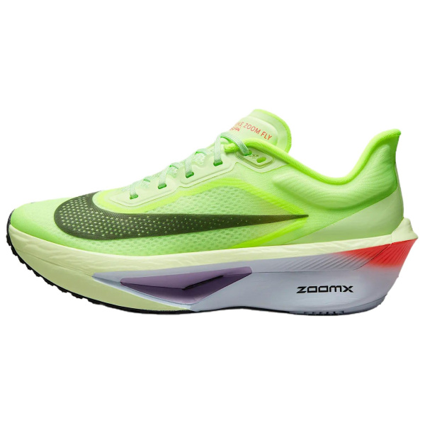 Nike Zoom Fly 6 противоскользящие низкие беговые кроссовки женские зеленые