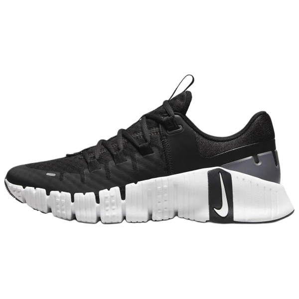 Nike Free Metcon 5 Универсальная низкая тренировка Кроссовки Женские Черный Белый