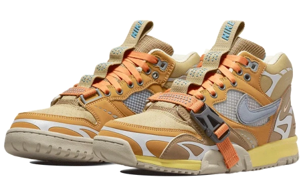 Nike Air Trainer 1 MID Топ Кроссовки для тренировок Унисекс Желто-синие